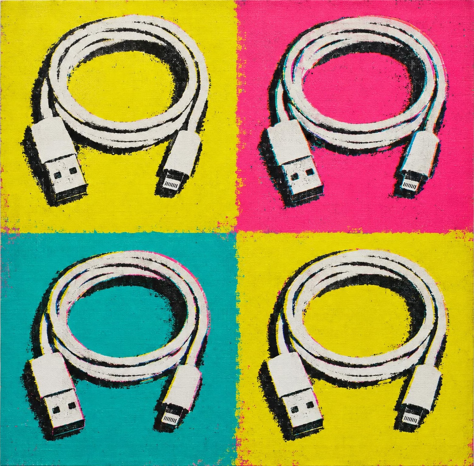 Cable, in the manner of Andy Warhol