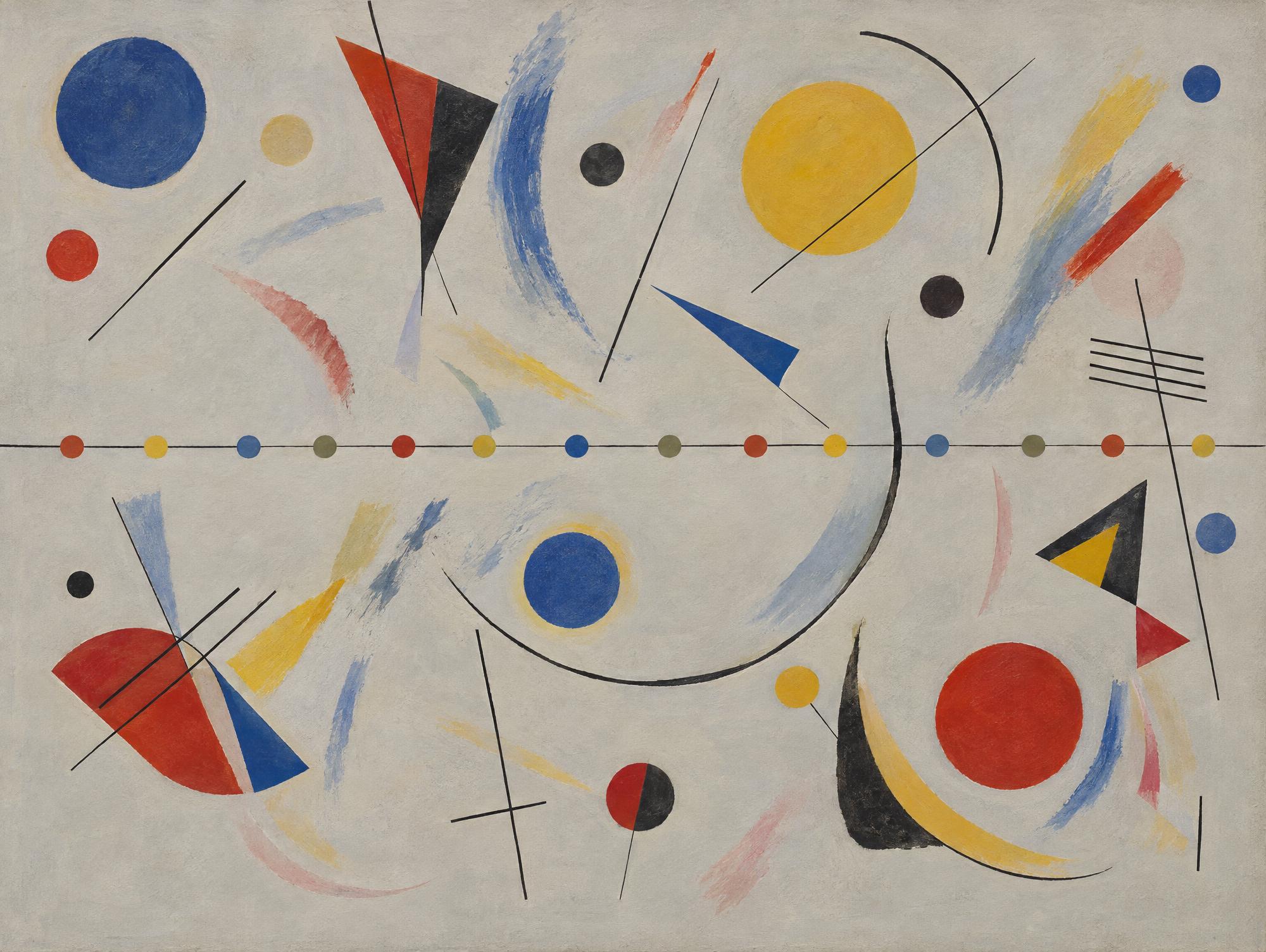 Composition: Held Call, in the manner of Wassily Kandinsky