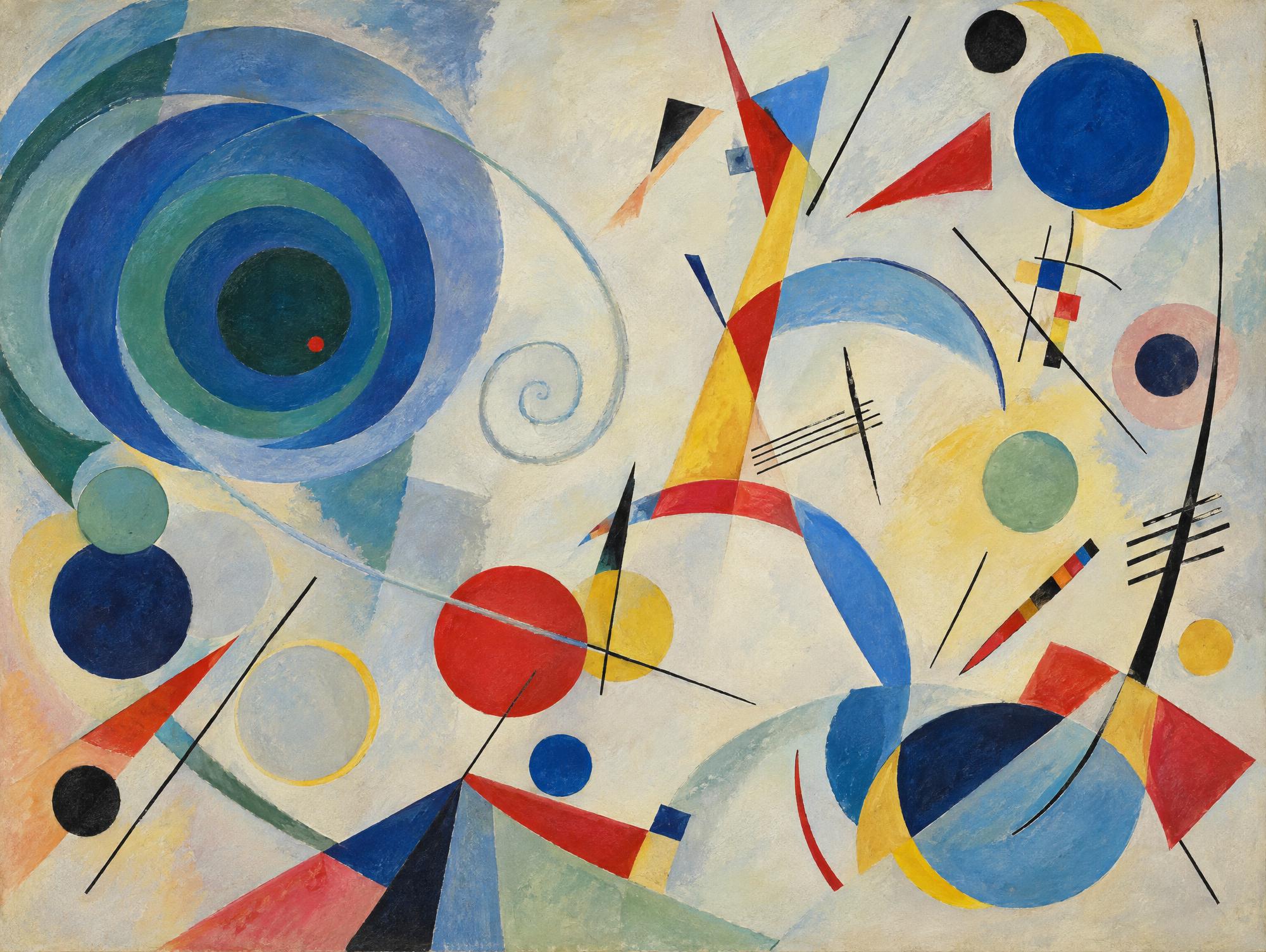 Improvisation: Electric Motor, in the manner of Wassily Kandinsky