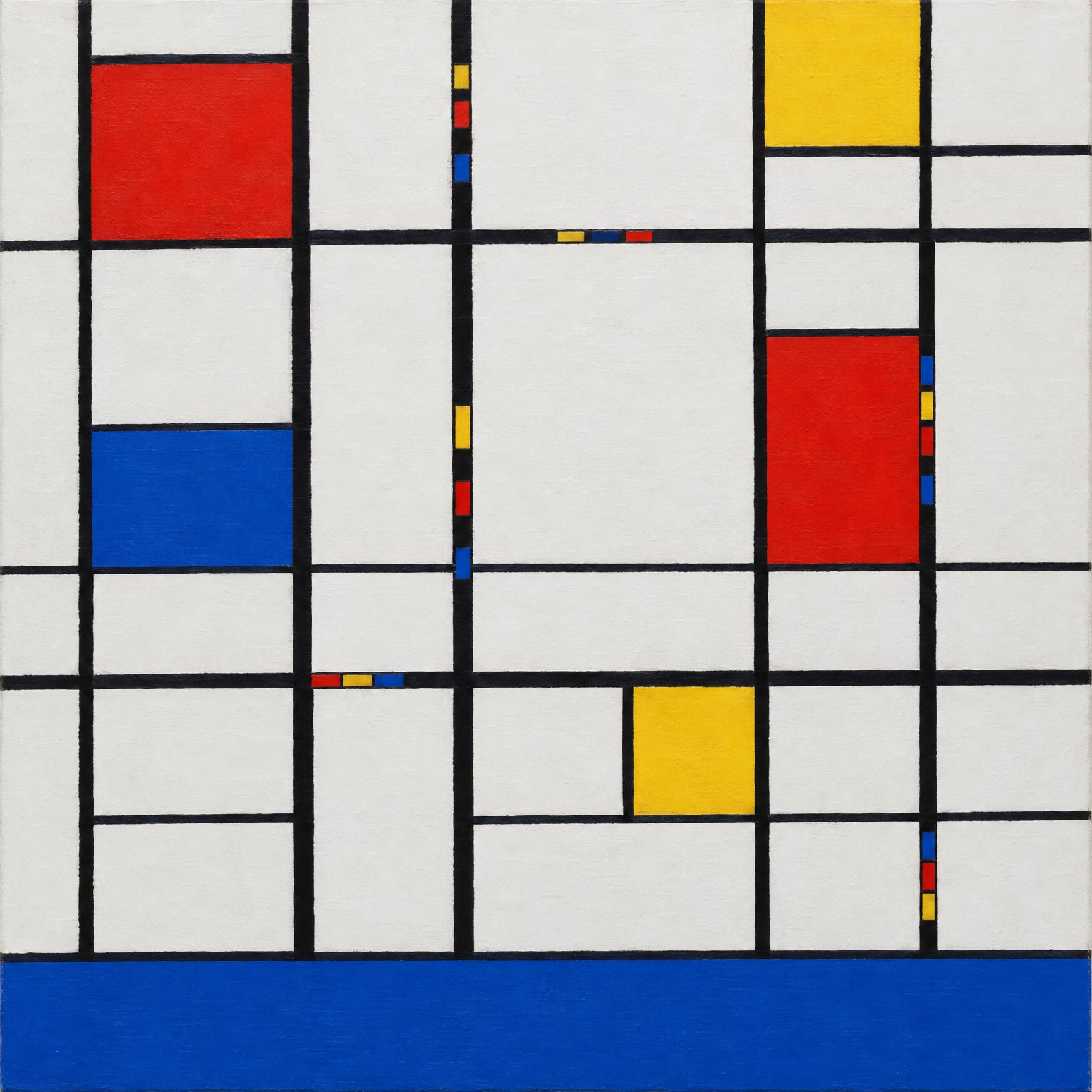 Composition: Home Screen, in the manner of Piet Mondrian