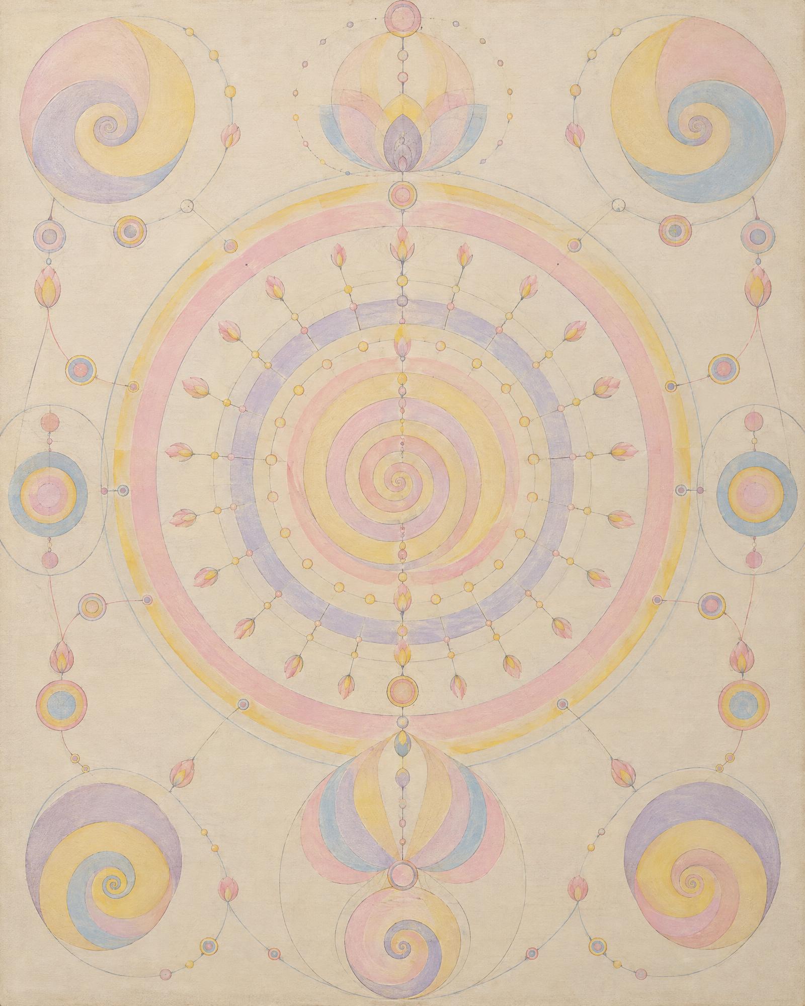 The Ten Largest, No. 11: Notifications, in the manner of Hilma af Klint