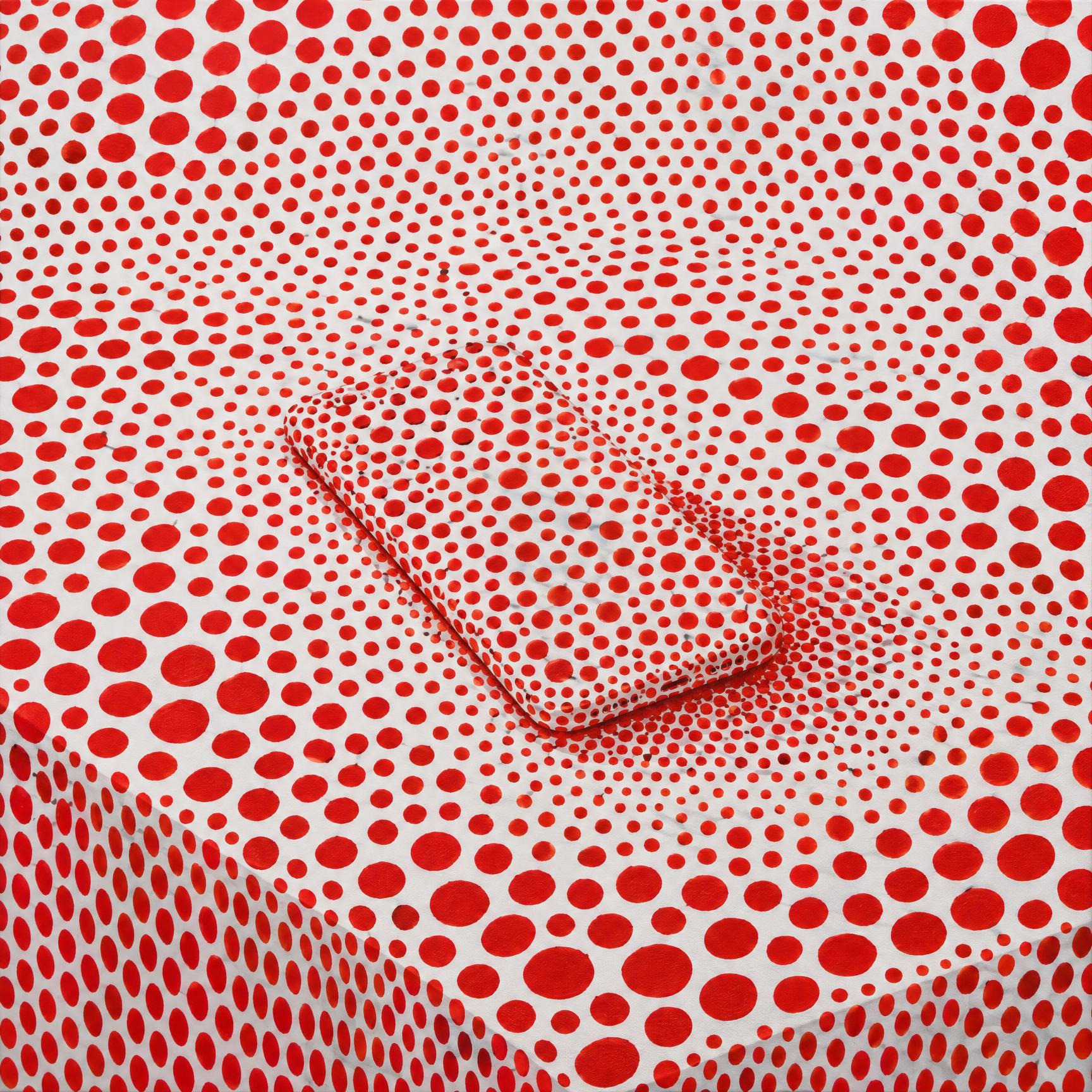 Phone, Obliterated, in the manner of Yayoi Kusama