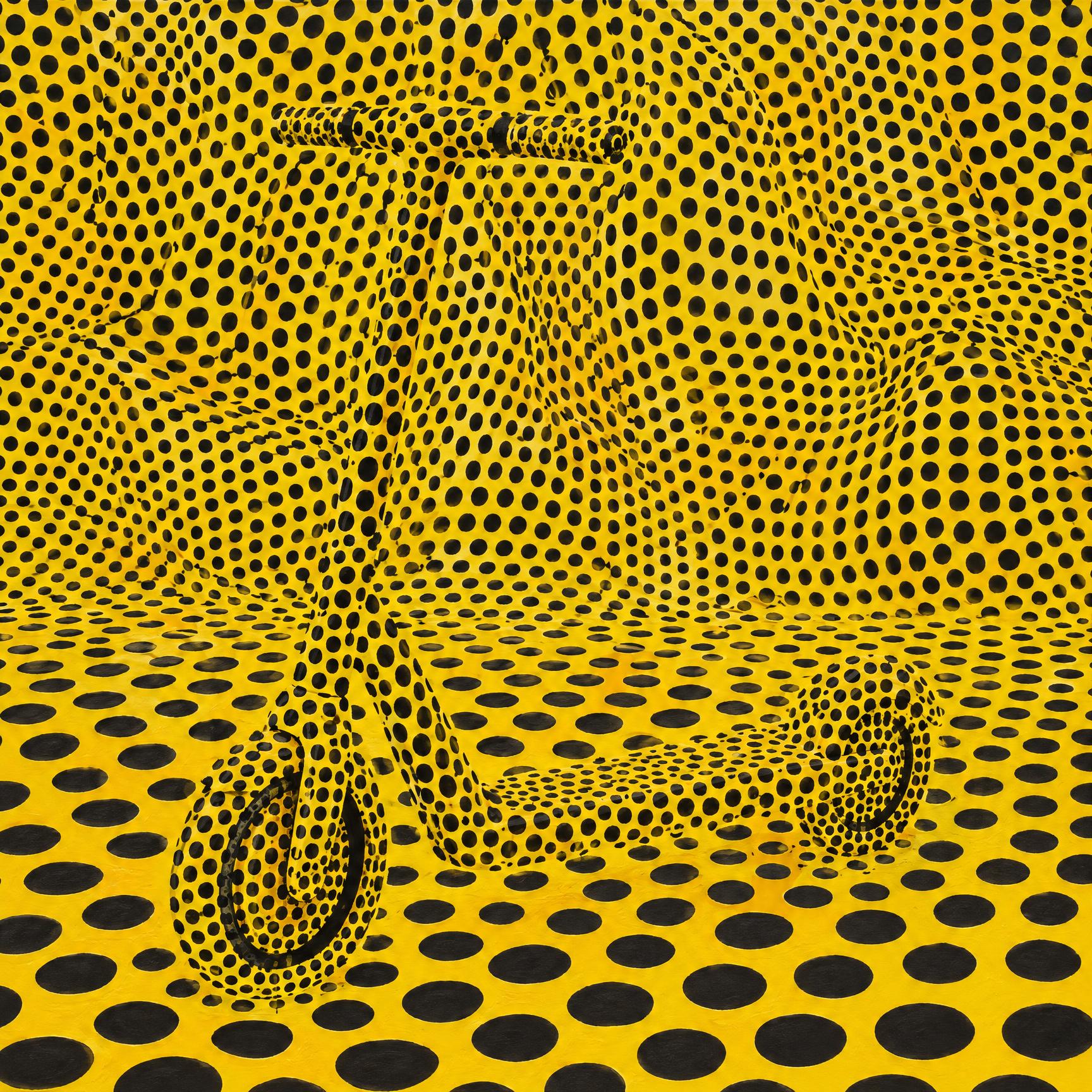 Scooter, in the manner of Yayoi Kusama
