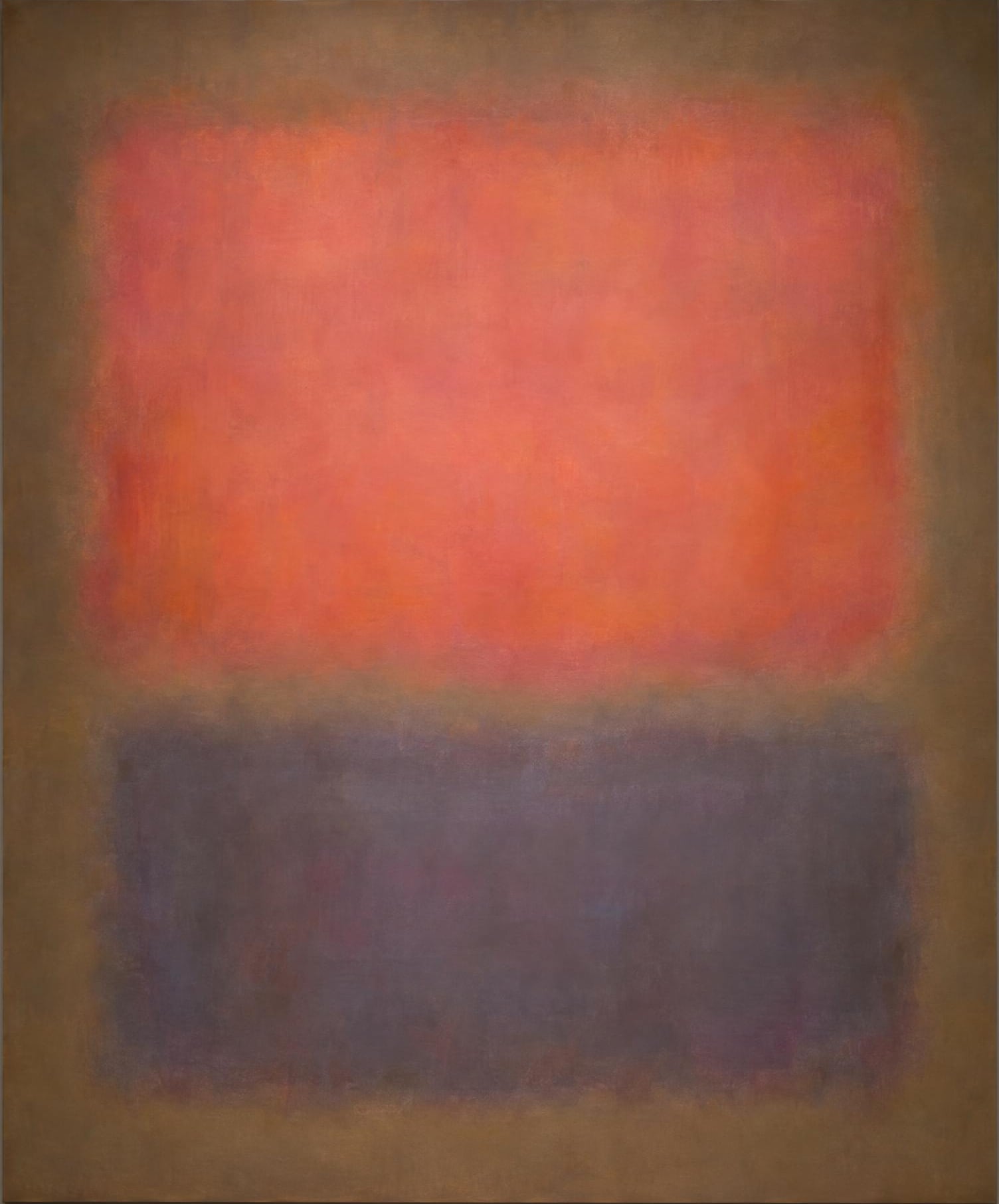 Untitled (Sunset, Air Quality Poor), in the manner of Mark Rothko